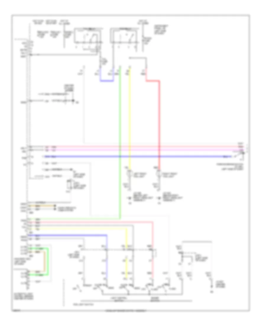 Headlamps Wiring Diagram 1 of 2 for Lexus ES 350 2008