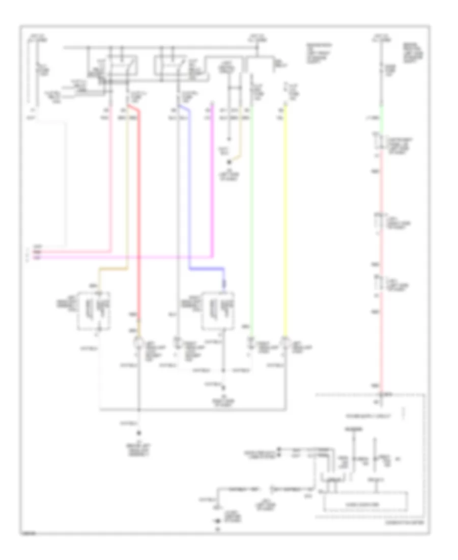 Headlamps Wiring Diagram 2 of 2 for Lexus ES 350 2008