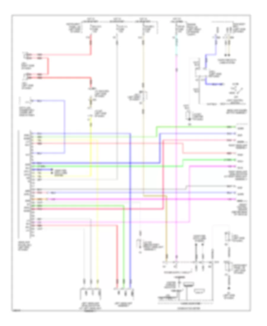 Headlamps Leveling Wiring Diagram for Lexus ES 350 2008