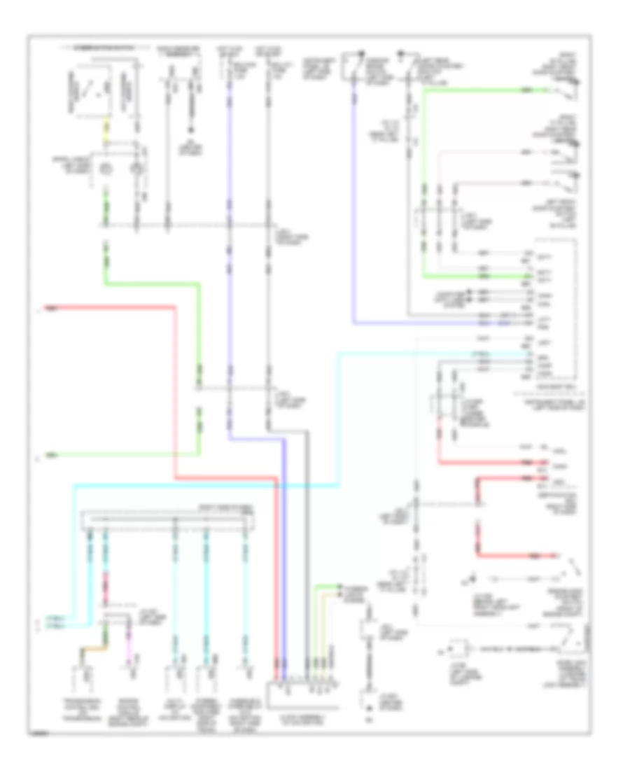 Instrument Cluster Wiring Diagram 2 of 2 for Lexus ES 350 2008