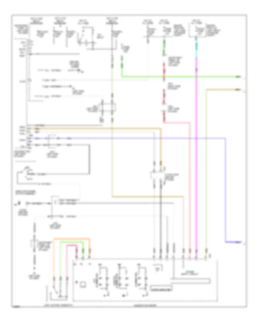 Instrument Illumination Wiring Diagram 1 of 2 for Lexus ES 350 2008