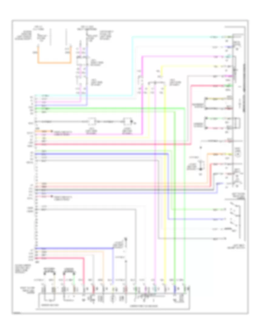 Memory Mirrors Wiring Diagram 1 of 2 for Lexus ES 350 2008