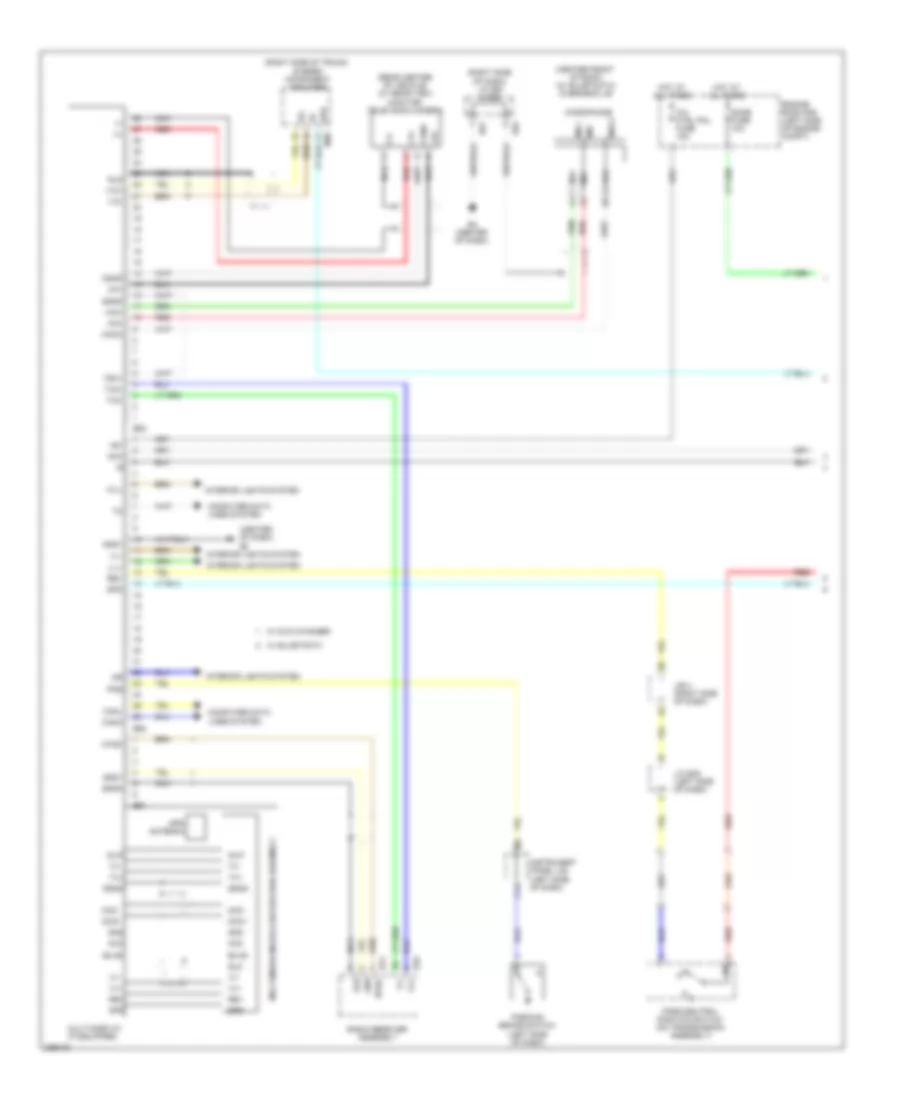 Navigation Wiring Diagram 1 of 2 for Lexus ES 350 2008