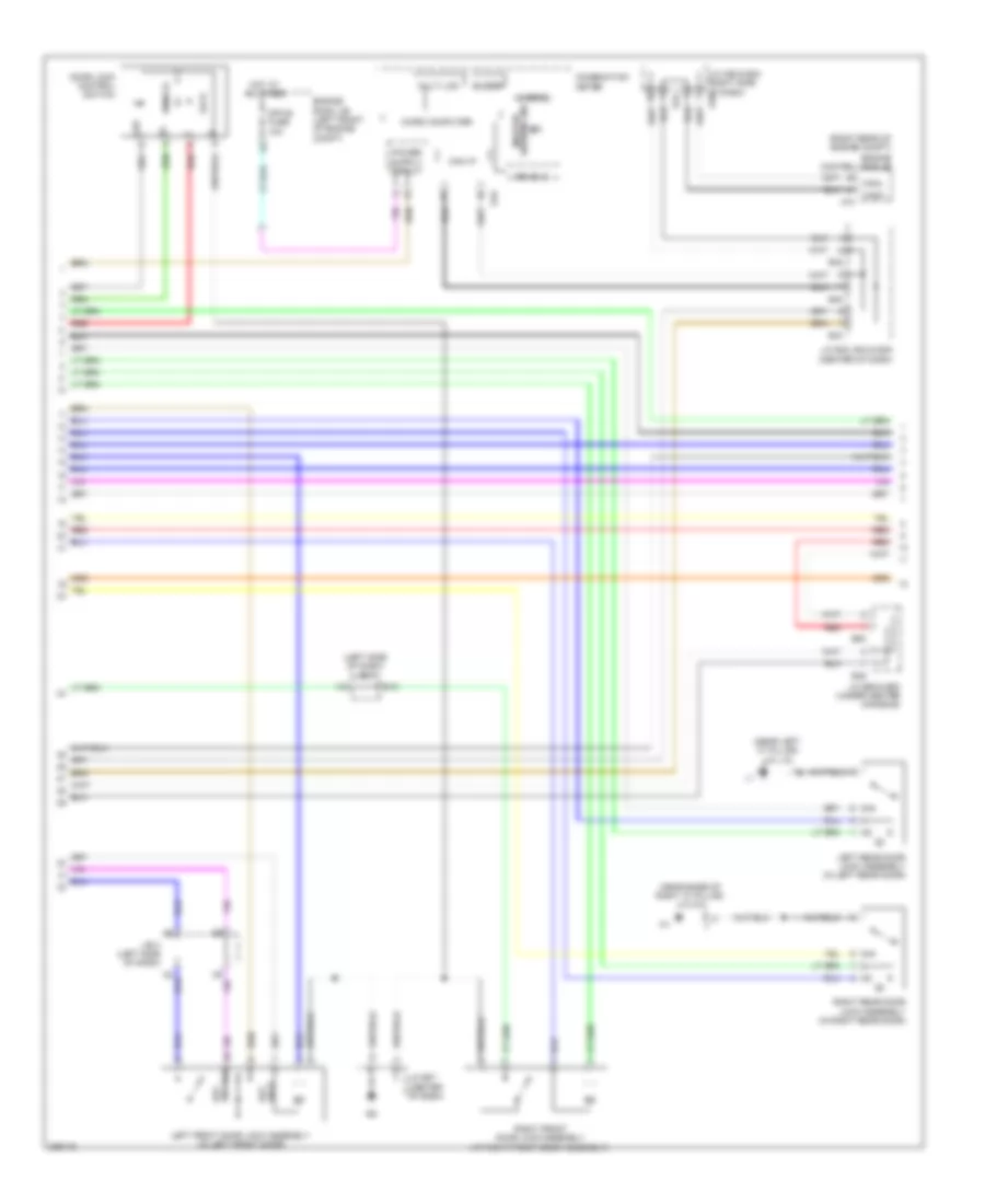 Power Door Locks Wiring Diagram 2 of 5 for Lexus ES 350 2008