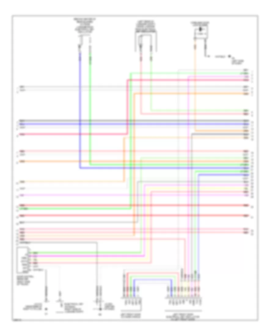 Power Door Locks Wiring Diagram 4 of 5 for Lexus ES 350 2008