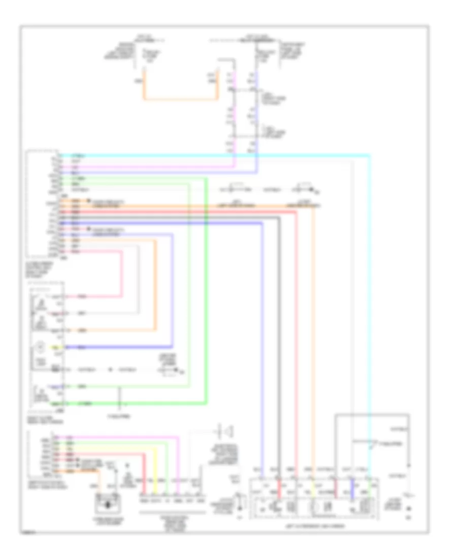 Power Mirror Wiring Diagram 1 of 2 for Lexus ES 350 2008