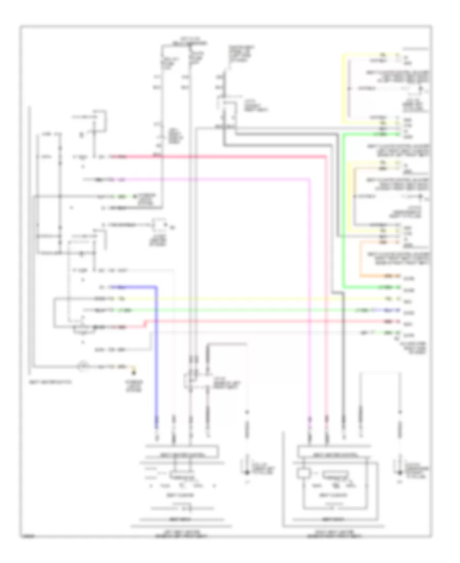 Climate Control Seats Wiring Diagram for Lexus ES 350 2008