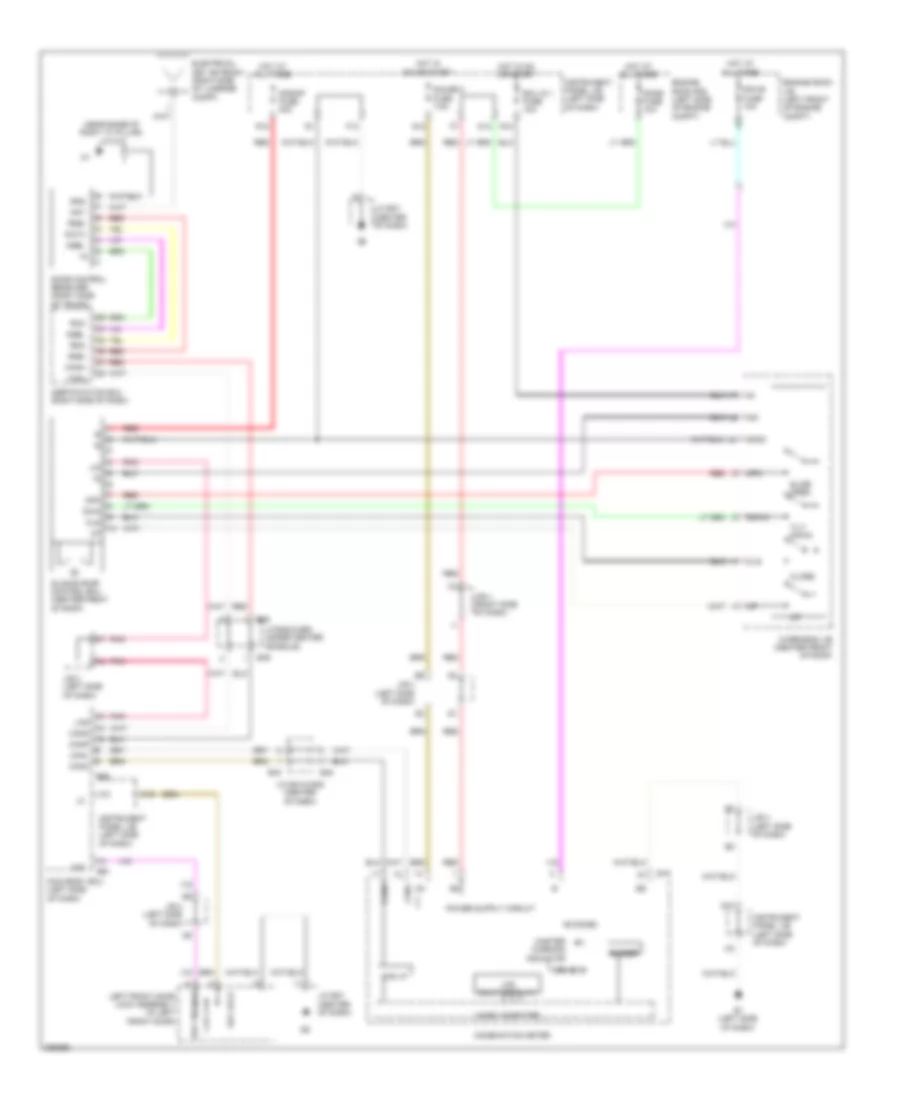 Power Top Sunroof Wiring Diagram for Lexus ES 350 2008