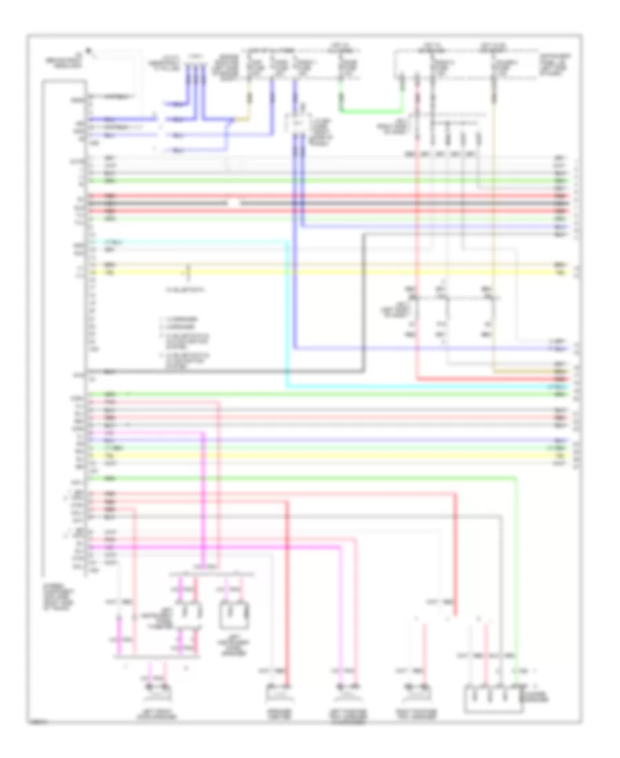 Radio Wiring Diagram 1 of 3 for Lexus ES 350 2008