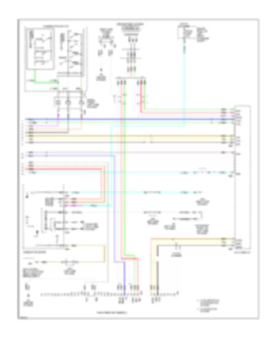 Radio Wiring Diagram 3 of 3 for Lexus ES 350 2008
