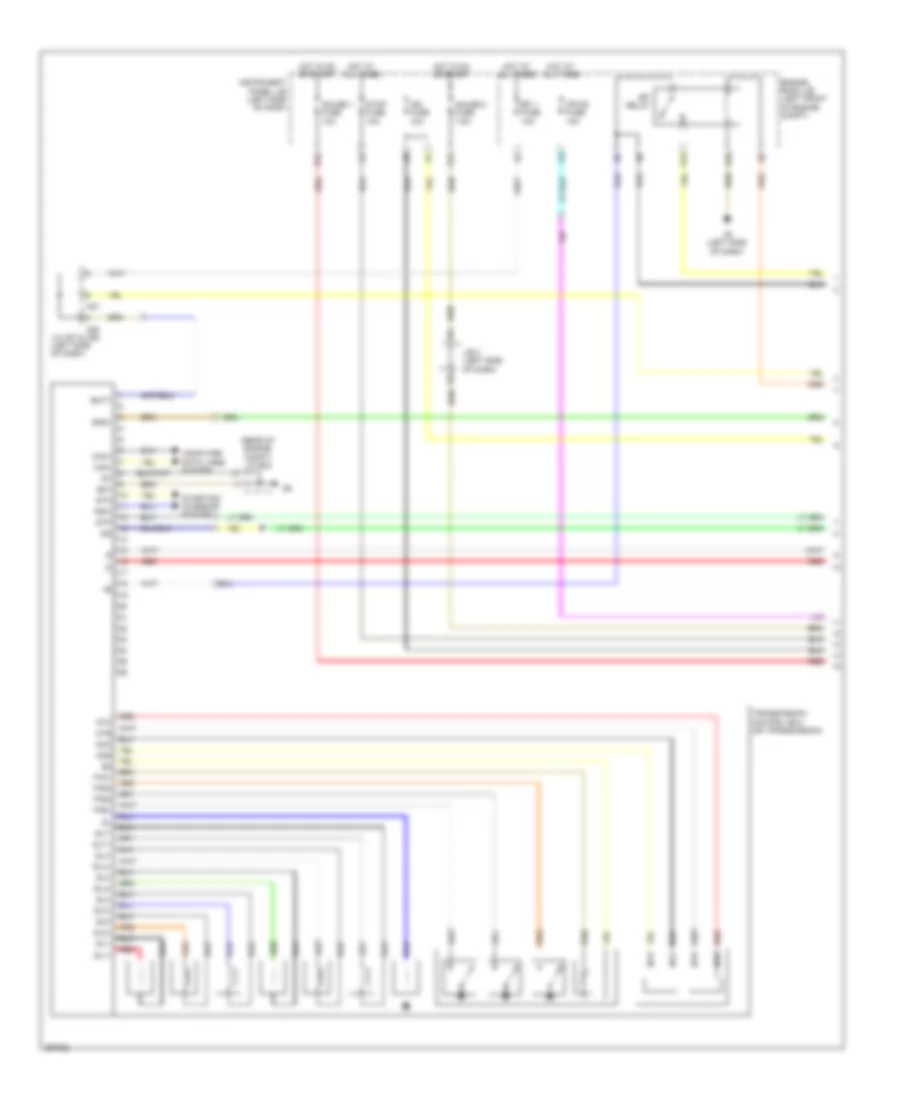 Transmission Wiring Diagram 1 of 3 for Lexus ES 350 2008