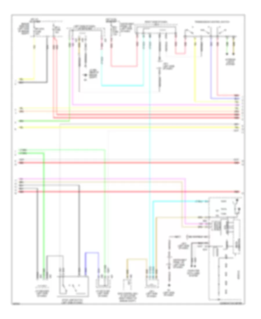 Transmission Wiring Diagram 2 of 3 for Lexus ES 350 2008