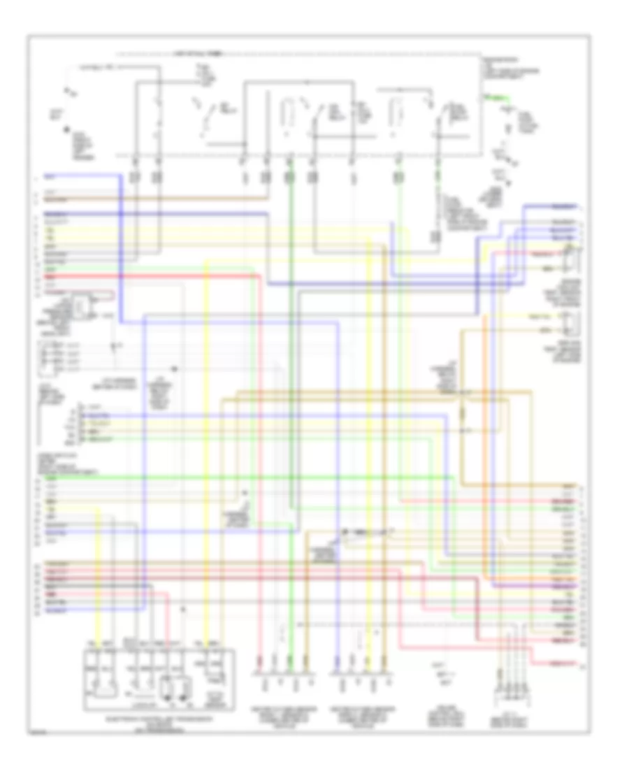4.0L, Engine Performance Wiring Diagrams (2 of 4) for Lexus LS 400 1996
