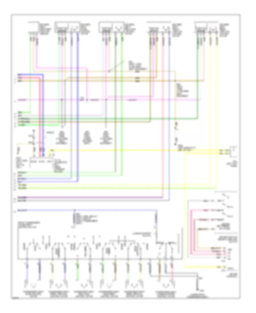 Memory Seat Wiring Diagram (2 of 2) for Lexus LS 400 1996