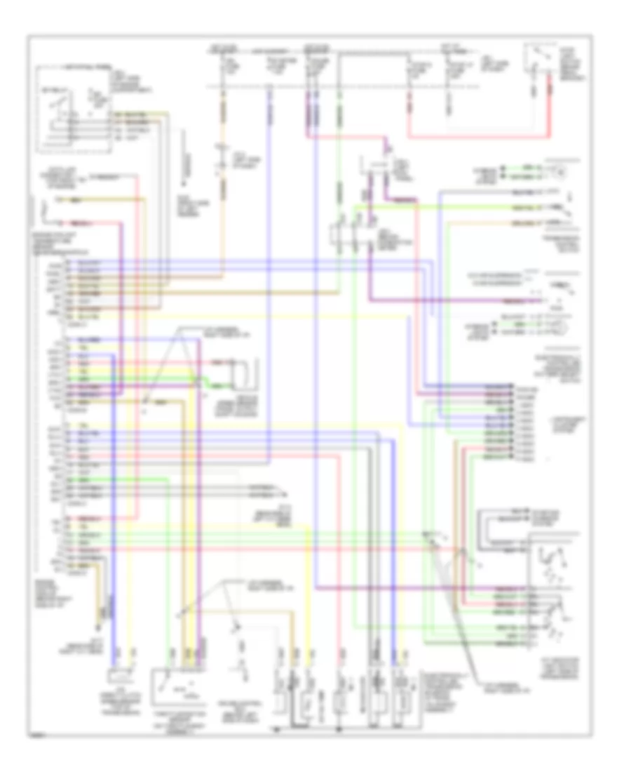 Transmission Wiring Diagram for Lexus LS 400 1996