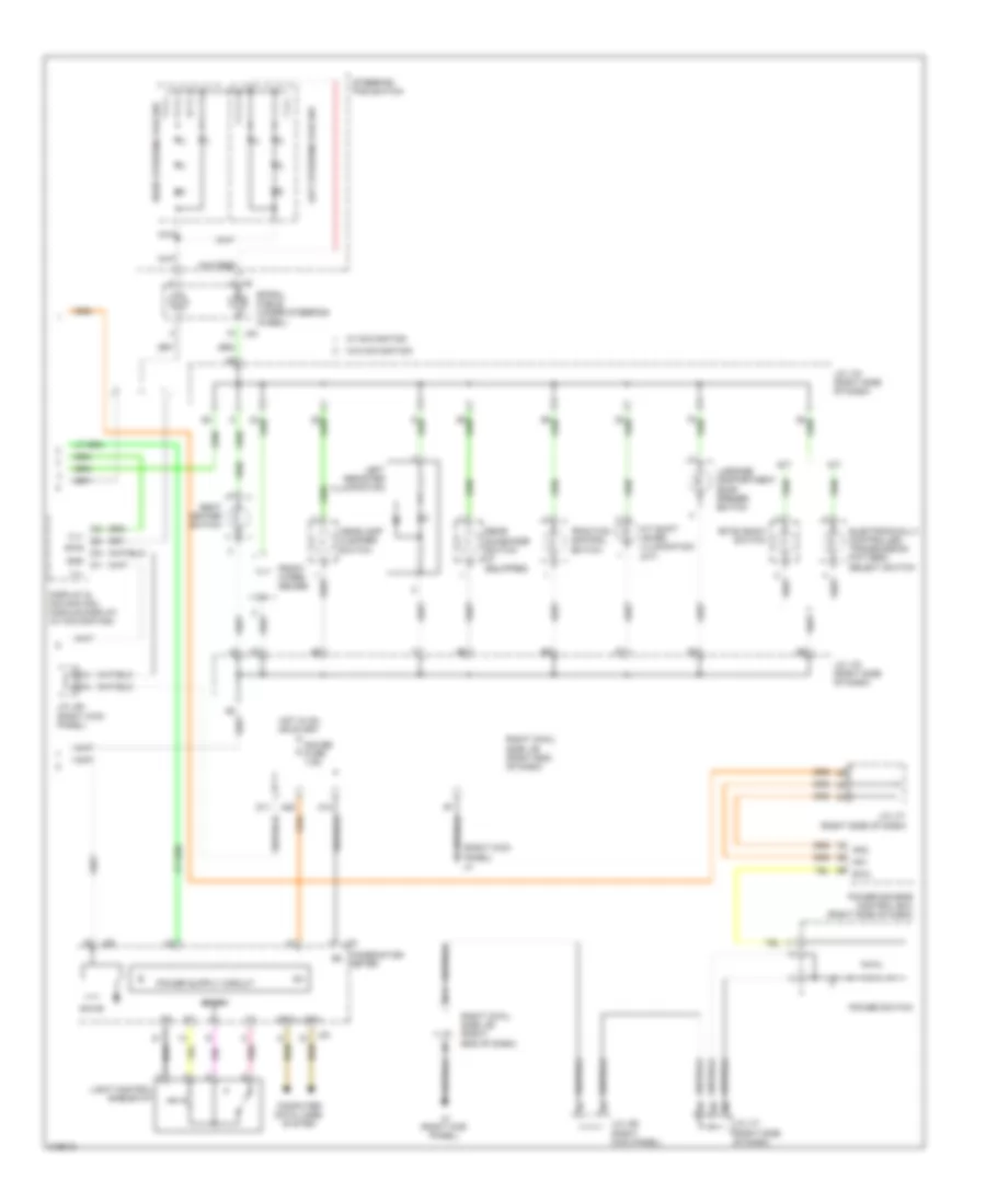 Instrument Illumination Wiring Diagram (2 of 2) for Lexus IS 350 F Sport 2012