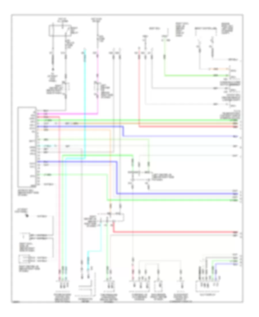 High Low Bus Wiring Diagram 1 of 4 for Lexus GS 350 2008