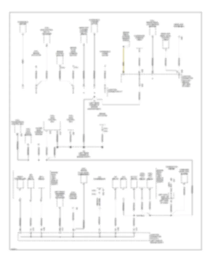 Ground Distribution Wiring Diagram 1 of 8 for Lexus GS 350 2008