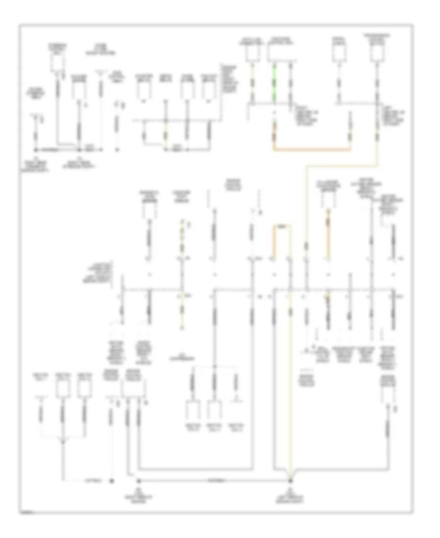 Ground Distribution Wiring Diagram (4 of 8) for Lexus GS 350 2008