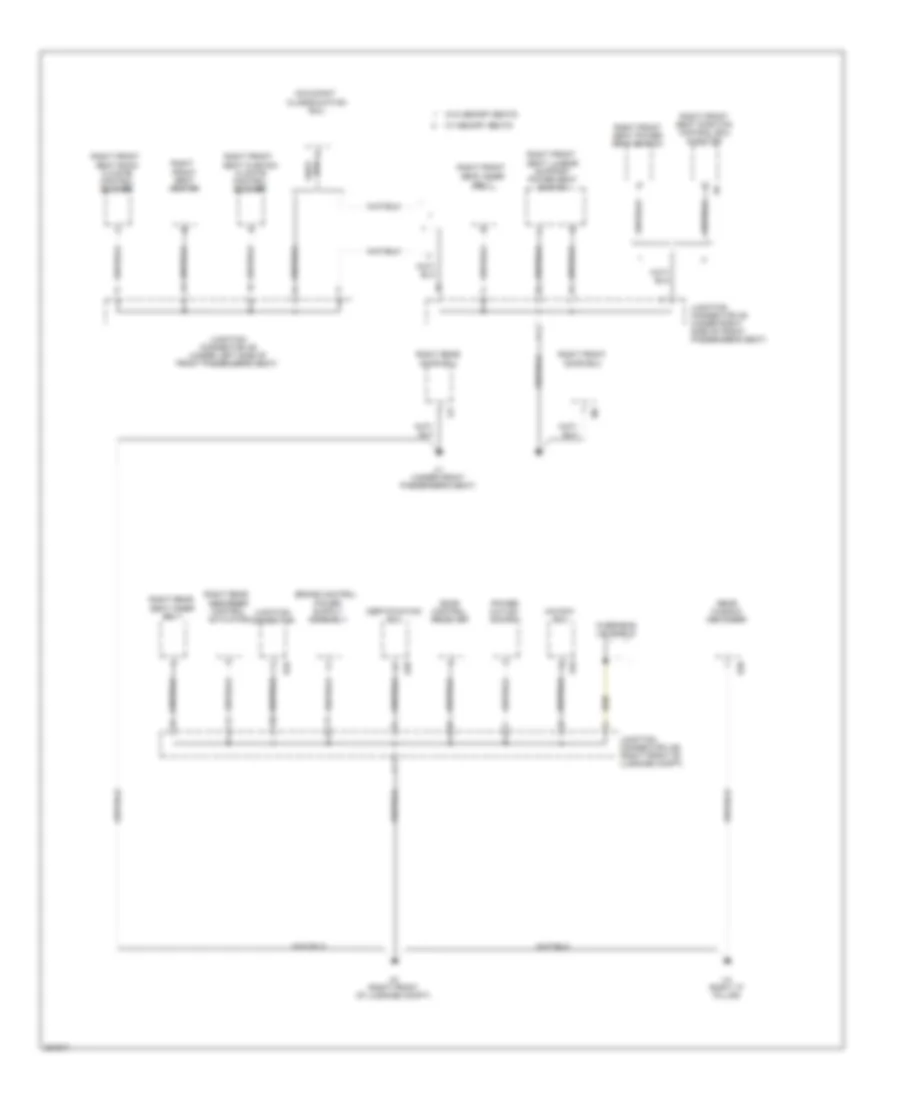 Ground Distribution Wiring Diagram (7 of 8) for Lexus GS 350 2008