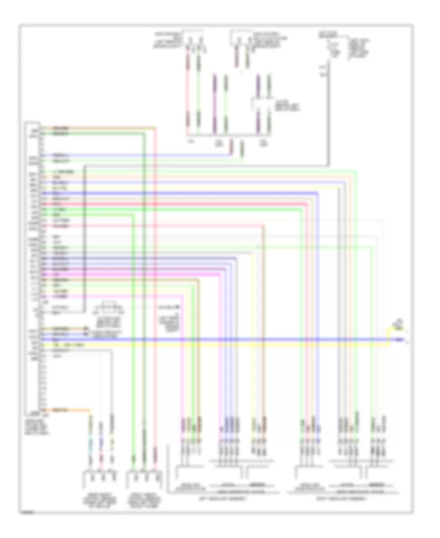 Adaptive Front Lighting Wiring Diagram 1 of 2 for Lexus GS 350 2008