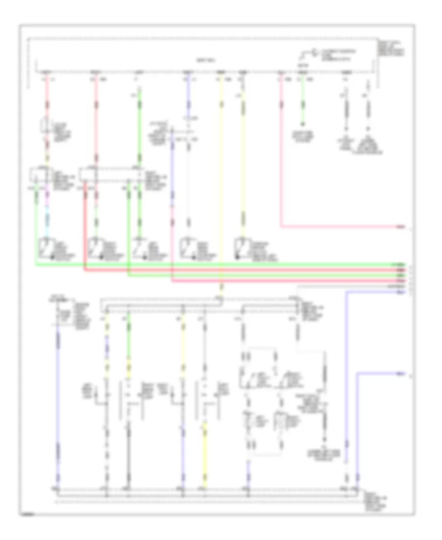 Courtesy Lamps Wiring Diagram 1 of 5 for Lexus GS 350 2008