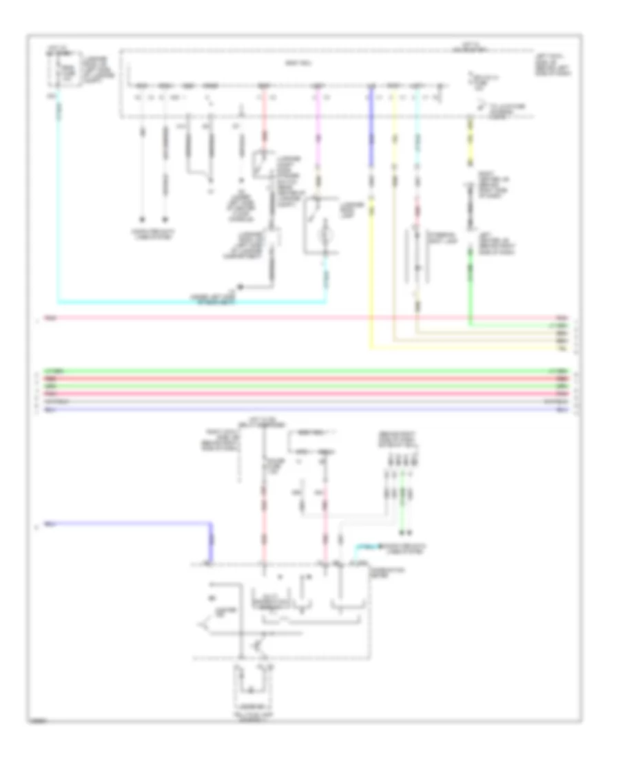 Courtesy Lamps Wiring Diagram 2 of 5 for Lexus GS 350 2008