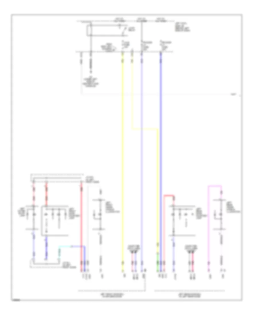 Courtesy Lamps Wiring Diagram (4 of 5) for Lexus GS 350 2008
