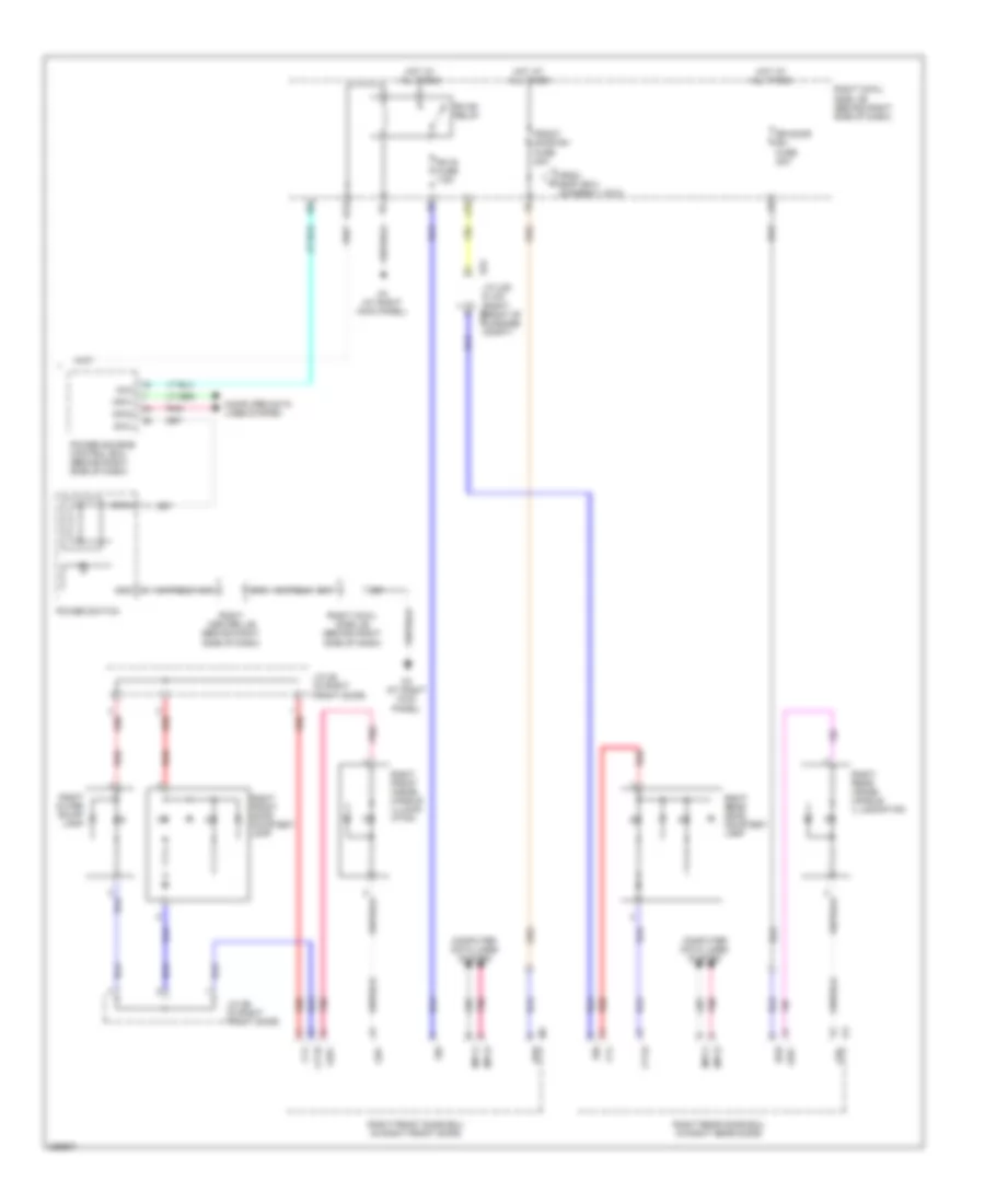 Courtesy Lamps Wiring Diagram 5 of 5 for Lexus GS 350 2008