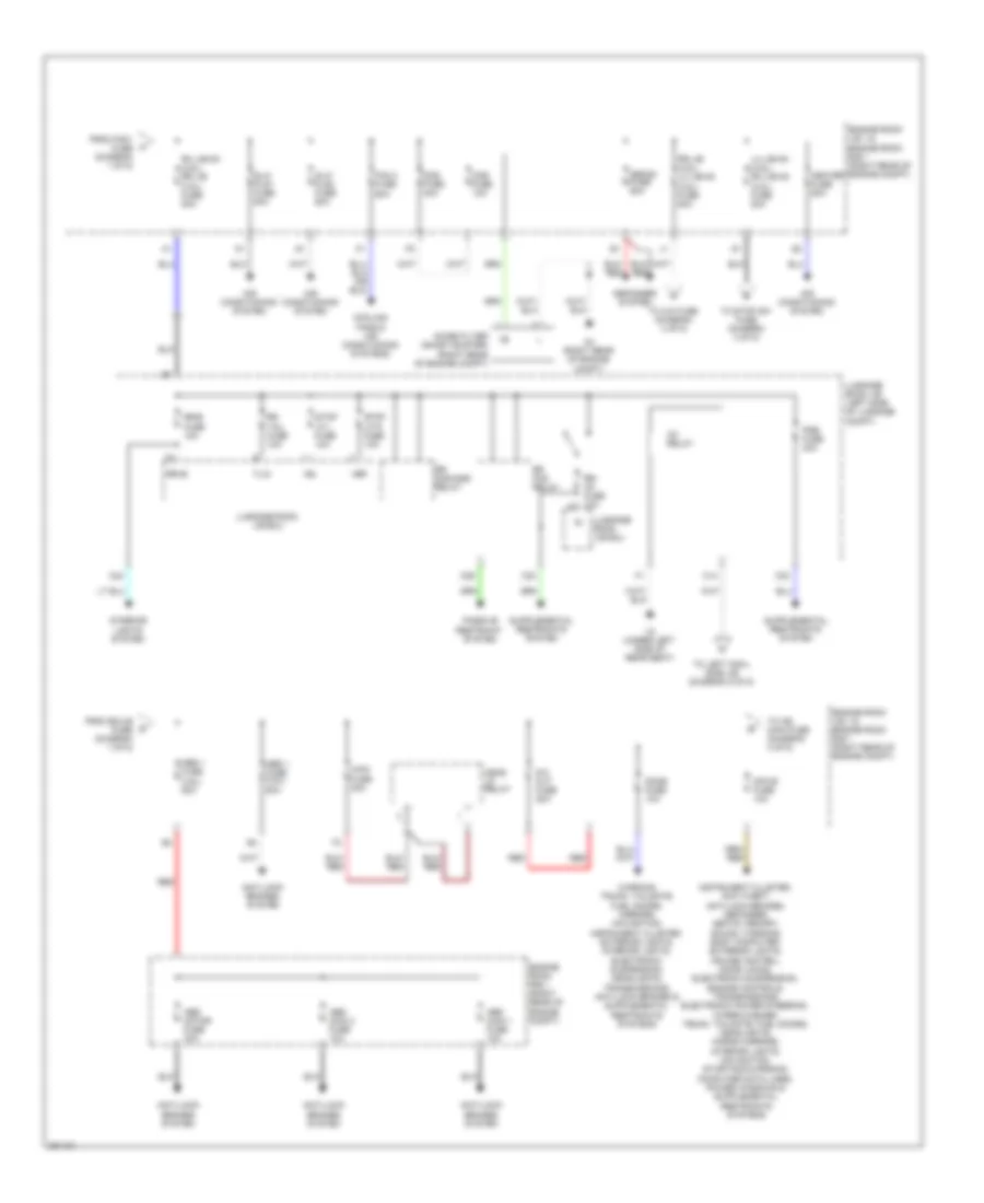 Power Distribution Wiring Diagram (2 of 5) for Lexus GS 350 2008