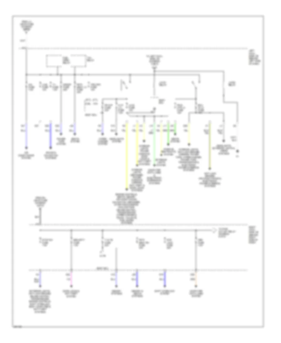 Power Distribution Wiring Diagram 4 of 5 for Lexus GS 350 2008