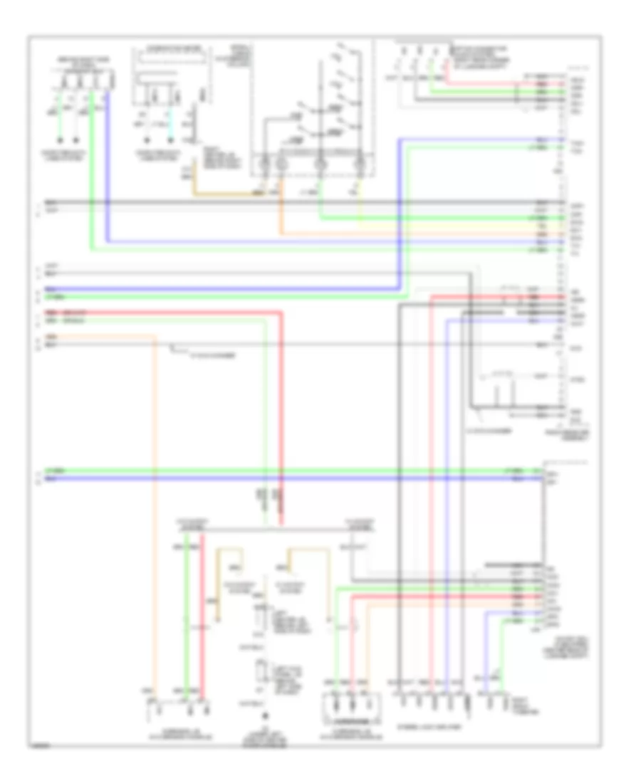 Radio Wiring Diagram with Mark Levinson 3 of 3 for Lexus GS 350 2008