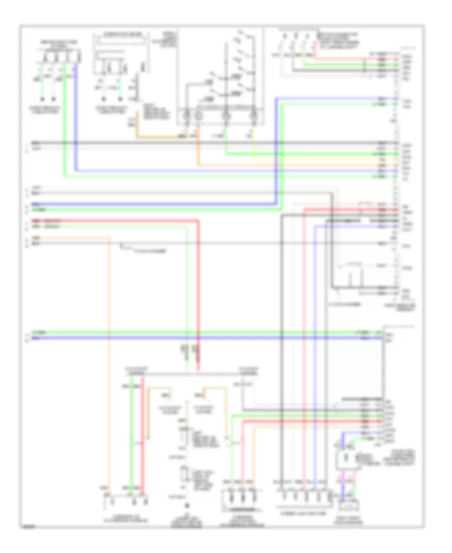Radio Wiring Diagram, without Mark Levinson (3 of 3) for Lexus GS 350 2008