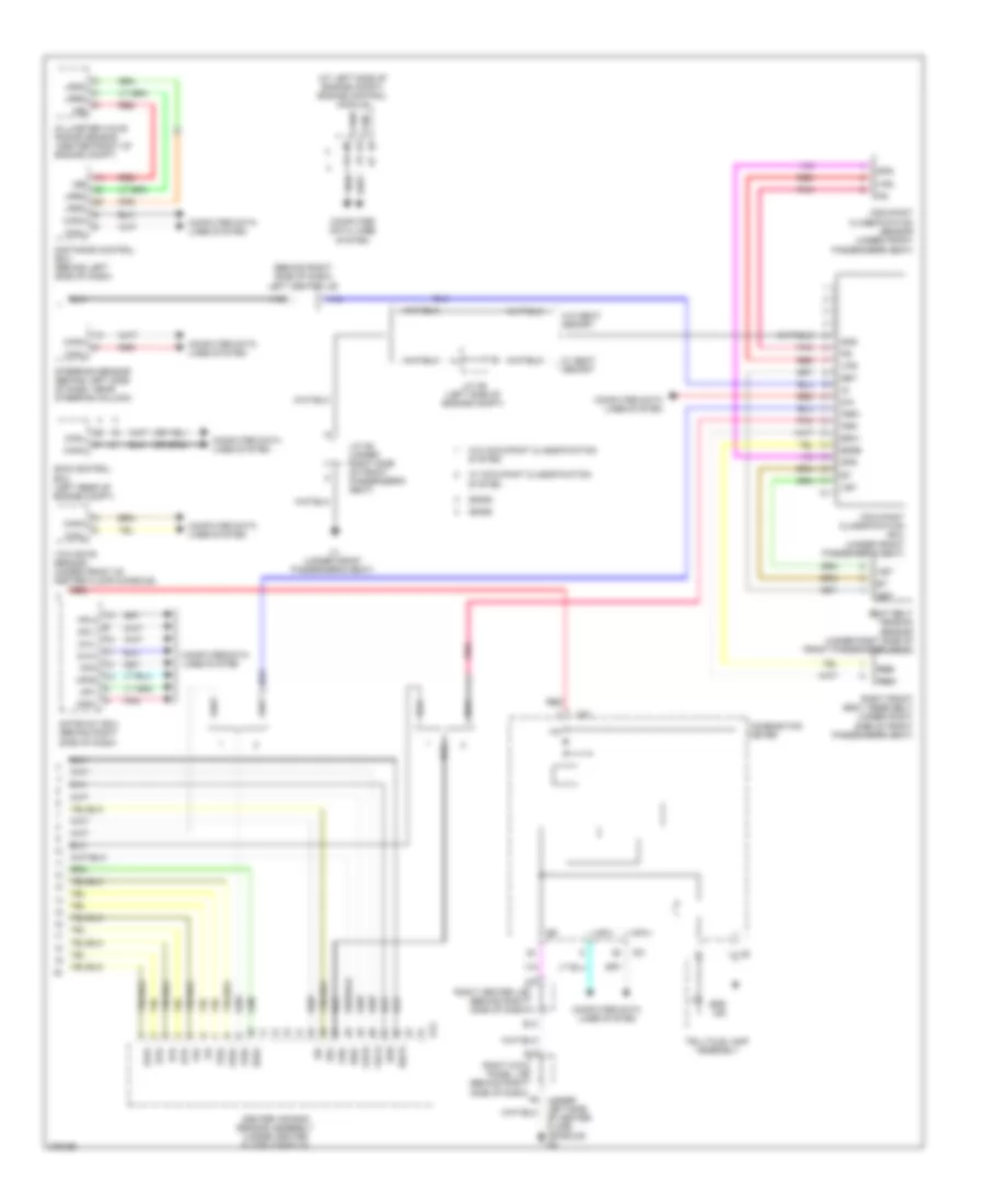 Supplemental Restraint Wiring Diagram (3 of 3) for Lexus GS 350 2008
