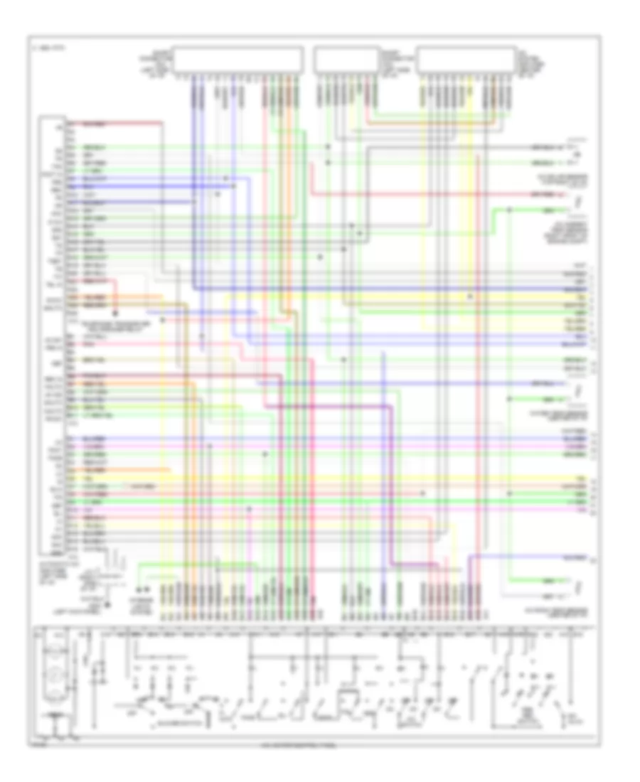 A C Wiring Diagram 1 of 2 for Lexus LX 450 1996