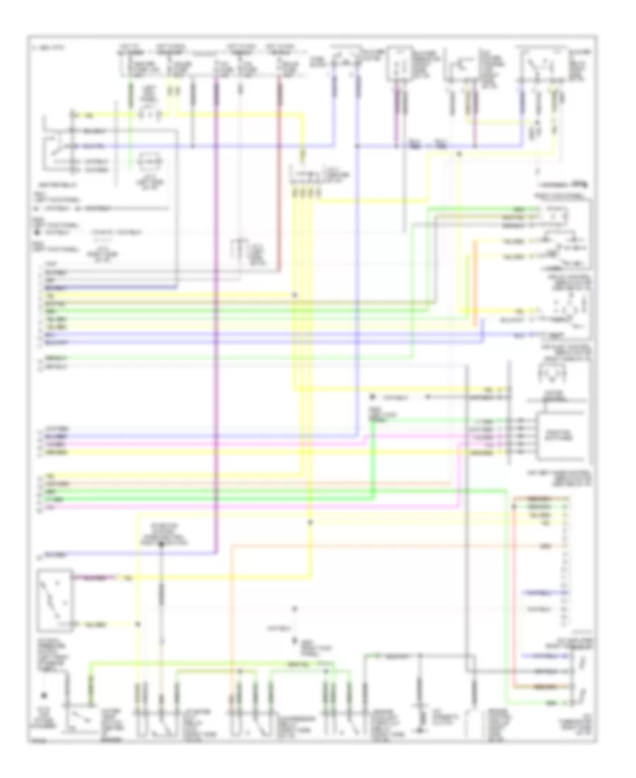 A C Wiring Diagram 2 of 2 for Lexus LX 450 1996