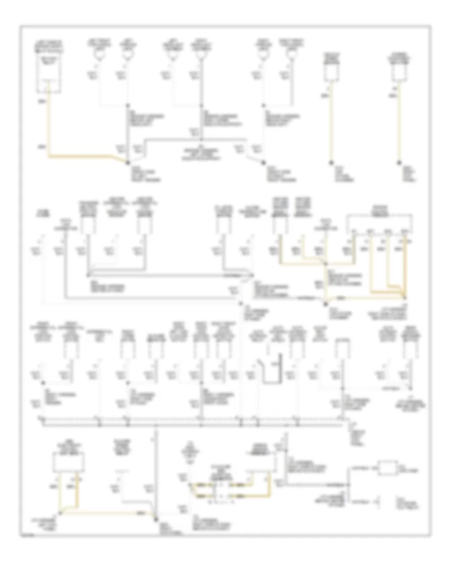 Ground Distribution Wiring Diagram 1 of 3 for Lexus LX 450 1996