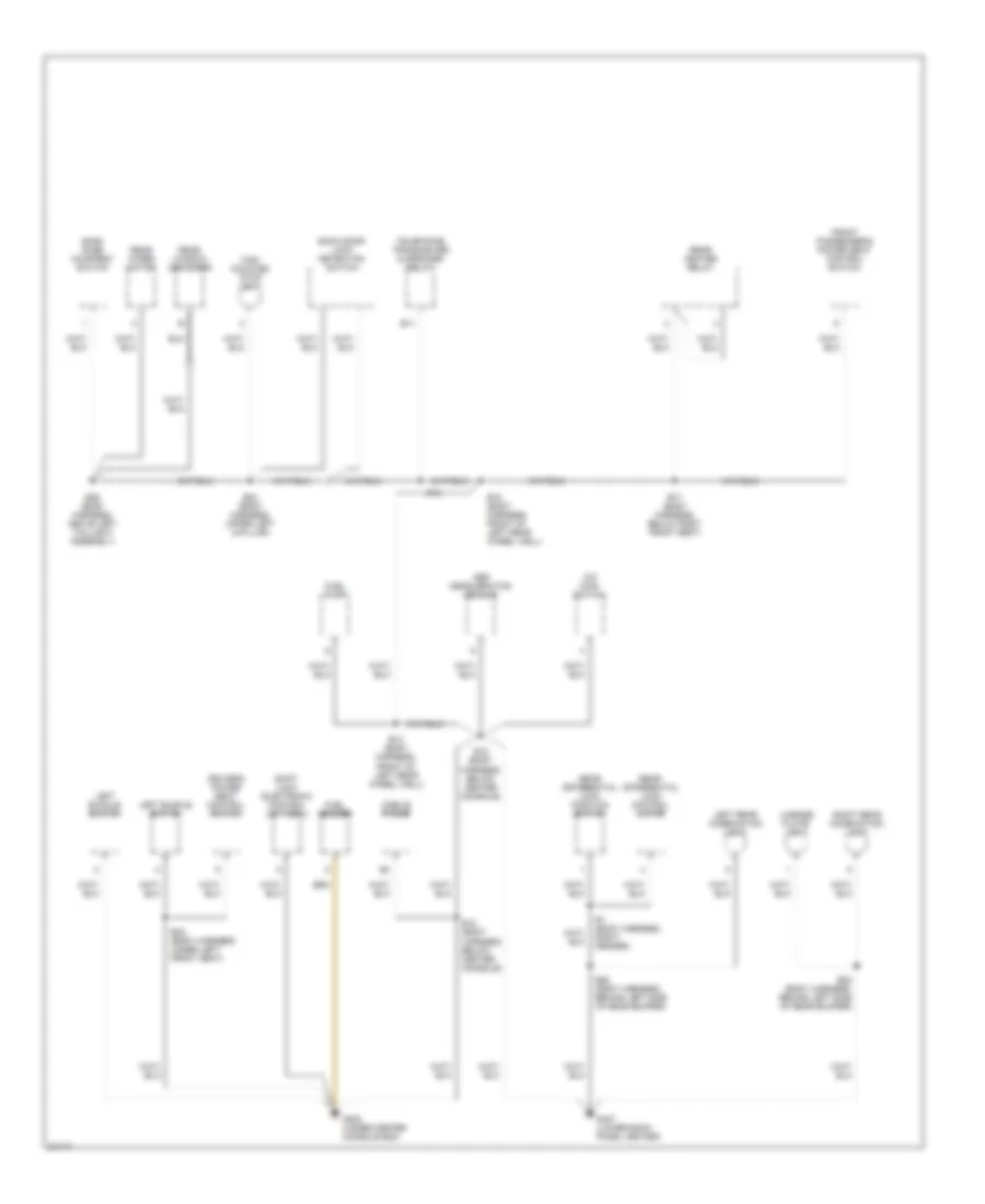 Ground Distribution Wiring Diagram 3 of 3 for Lexus LX 450 1996