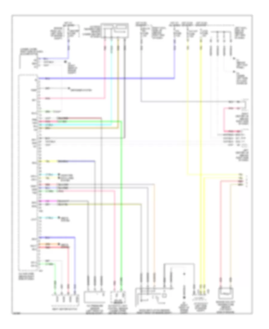 Automatic AC Wiring Diagram (1 of 2) for Lexus GS 450h 2008