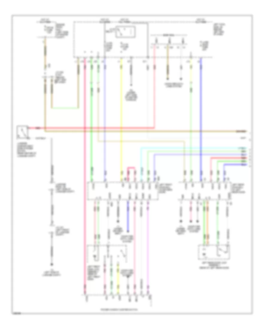 Anti theft Wiring Diagram 1 of 6 for Lexus GS 450h 2008