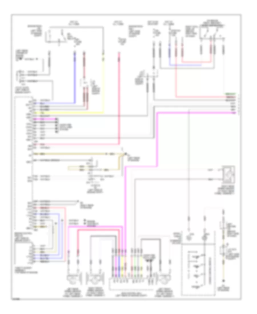 Cruise Control Wiring Diagram without Dynamic Radar Controls 1 of 2 for Lexus GS 450h 2008
