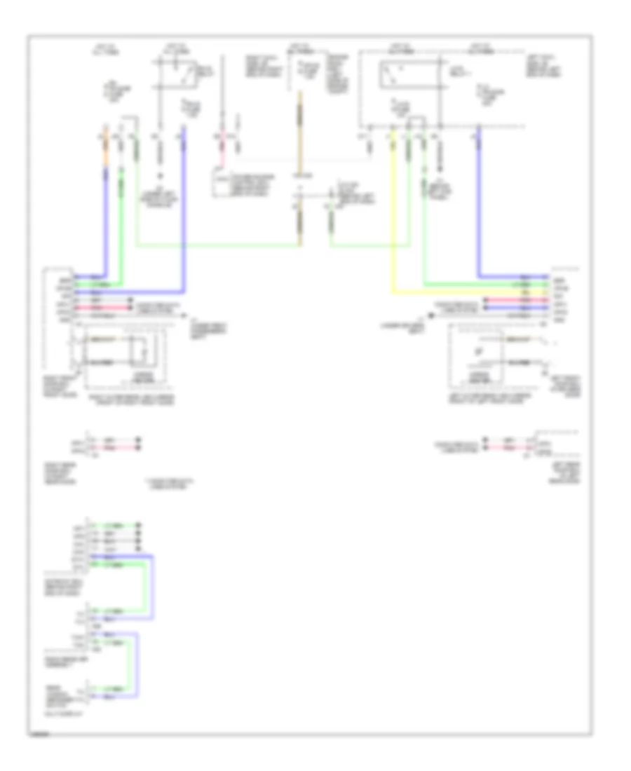 Heated Mirrors Wiring Diagram for Lexus GS 450h 2008