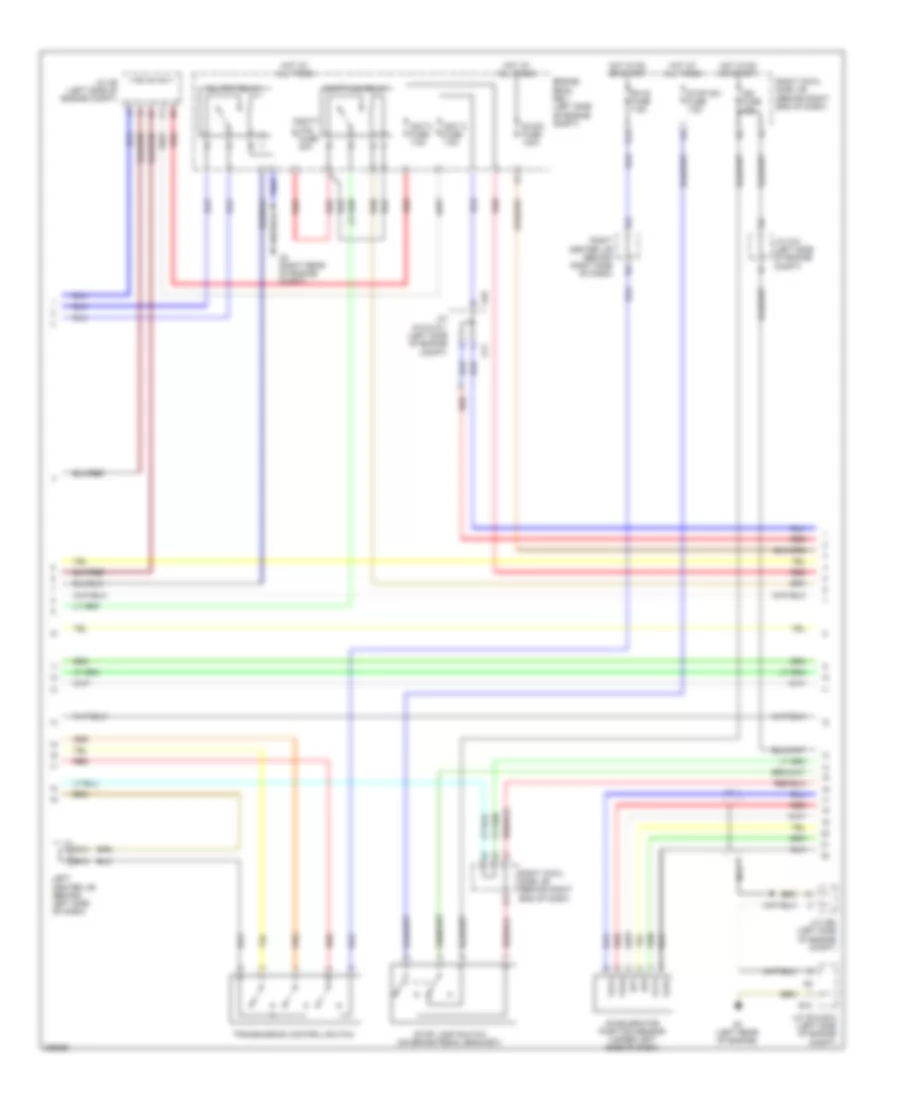 3.5L, Hybrid System Wiring Diagram (2 of 5) for Lexus GS 450h 2008