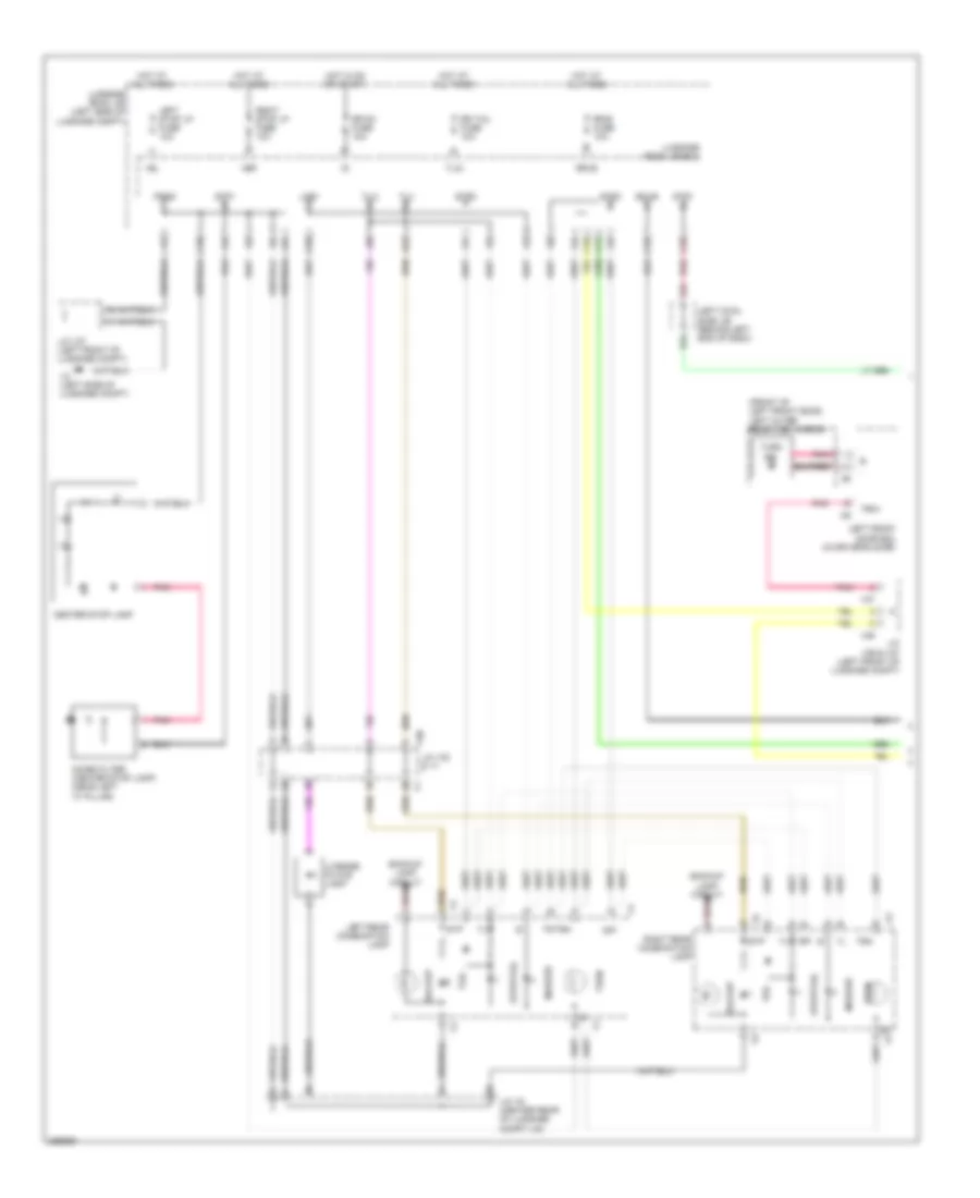 Exterior Lamps Wiring Diagram (1 of 3) for Lexus GS 450h 2008