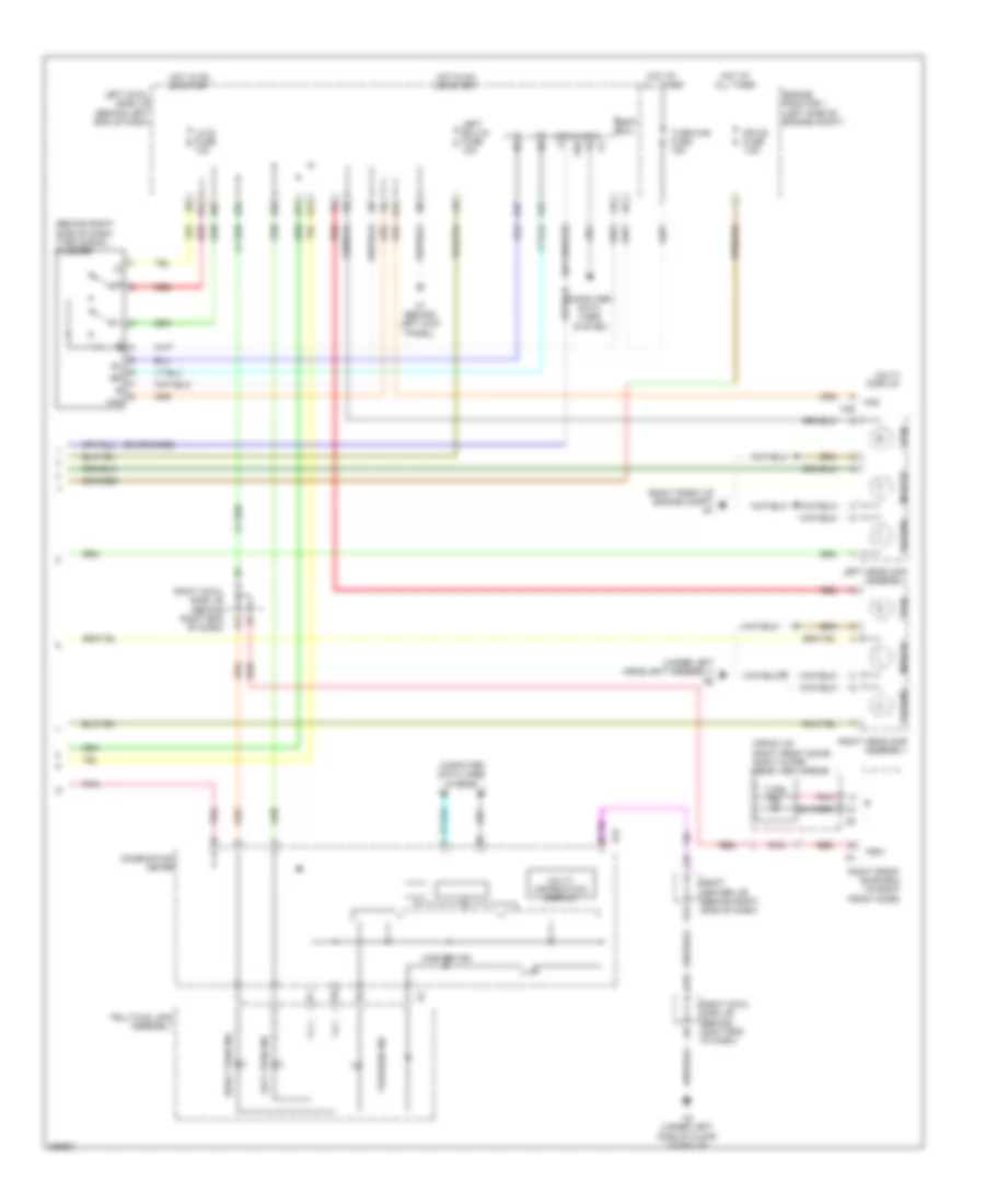 Exterior Lamps Wiring Diagram (3 of 3) for Lexus GS 450h 2008