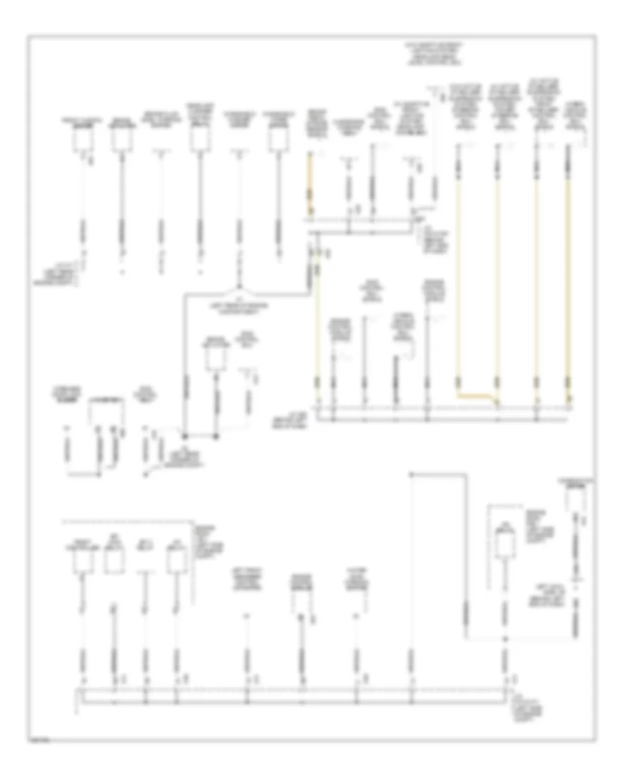 Ground Distribution Wiring Diagram 1 of 7 for Lexus GS 450h 2008