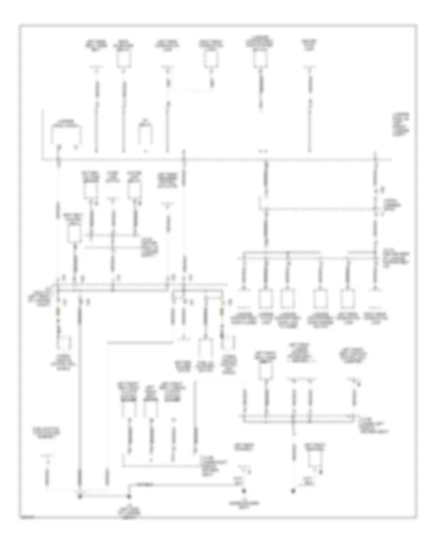 Ground Distribution Wiring Diagram (5 of 7) for Lexus GS 450h 2008