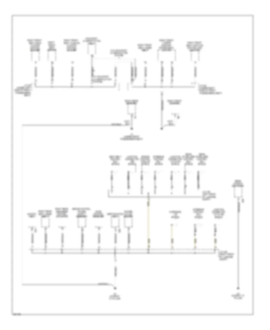 Ground Distribution Wiring Diagram (6 of 7) for Lexus GS 450h 2008