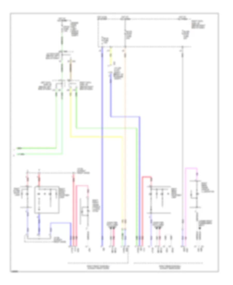 Courtesy Lamps Wiring Diagram 4 of 4 for Lexus GS 450h 2008