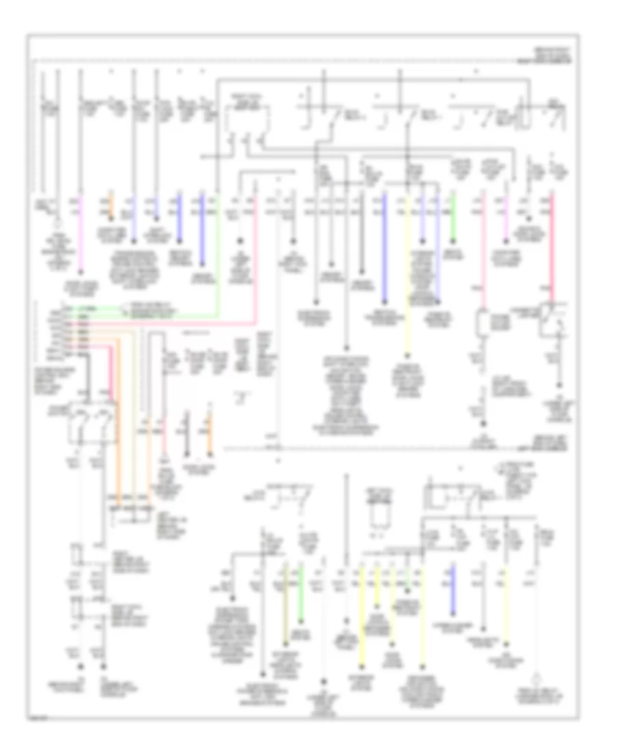 Power Distribution Wiring Diagram 3 of 3 for Lexus GS 450h 2008